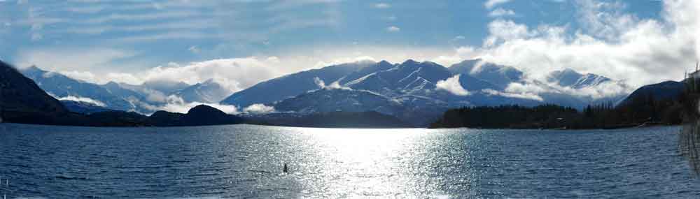 172 - Nueva Zelanda, lago Wanaka, panoramica